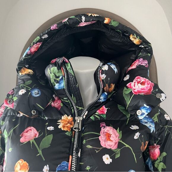 Mackage Jesse Floral Down Puffer Jacket, NWT, Size 10 - Picture 8 of 16